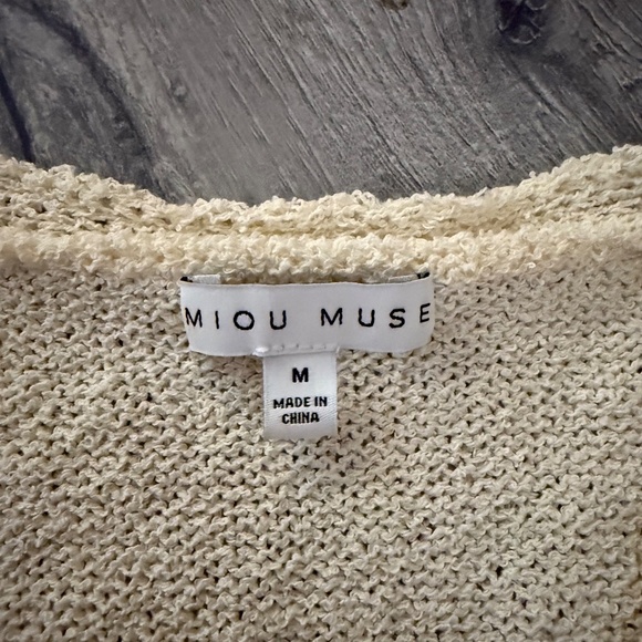 Miou Muse HOOK CLOSURE CARDIGAN - Picture 4 of 4